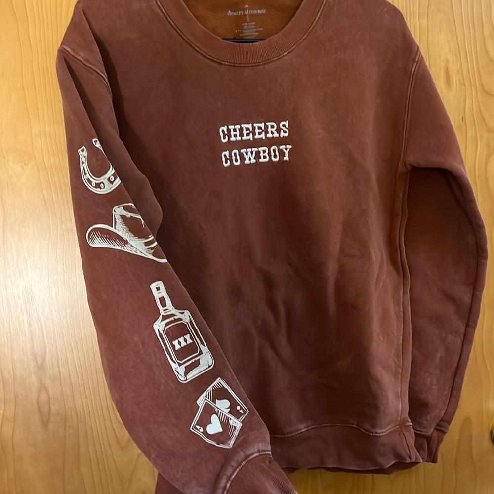 Cheers Cowboy Crew Neck